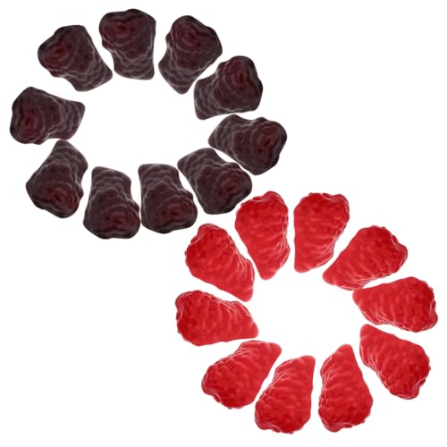 INOOMP 20 Stück Obst-Modell deko gefälschte Beere simuliertes Obst gefälschte Himbeeren Mini-Schreibtischverzierung Kunstobst aus der Küche künstliches Obstzubehör Obst simulieren Plastik INOOMP 20 Stück Obst-Modell deko gefälschte Beere simuliertes Obst gefälschte Himbeeren Mini-Schreibtischverzierung Kunstobst aus der Küche künstliches Obstzubehör Obst simulieren Plastik von INOOMP