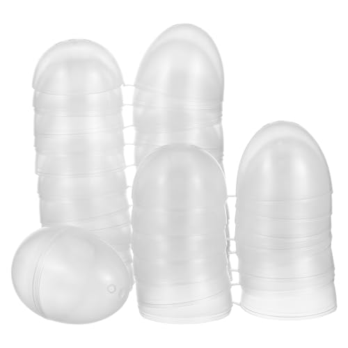 INOOMP 20 Stück Osterei-Blindkastenspielzeug für süß Überraschung klein wiederverwendbar klares füllbares Ei klare Ostereierdekorationen klares Osterei zum Befüllen Plastik Transparent INOOMP 20 Stück Osterei-Blindkastenspielzeug für süß Überraschung klein wiederverwendbar klares füllbares Ei klare Ostereierdekorationen klares Osterei zum Befüllen Plastik Transparent von INOOMP