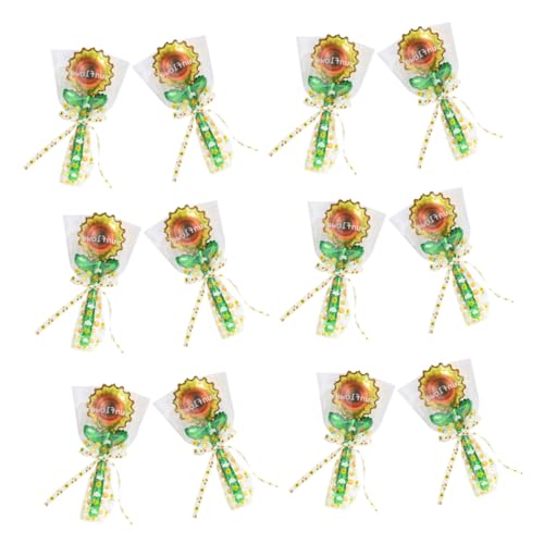 INOOMP 20 Stück Partydekorationen Sonnenblumen Hochzeitsdekorationen Sonnenblumen Partydekorationen Geburtstagsballons Luau Partyballons Partyzubehör von INOOMP