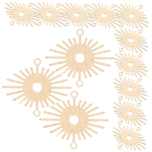 INOOMP 20 Stück Sonnenblumenschmuck Sonnenohrringe Verbindungsstücke für die Schmuckherstellung Armbandanhänger selber Machen Ohrringanhänger baumeln Metall Golden INOOMP 20 Stück Sonnenblumenschmuck Sonnenohrringe Verbindungsstücke für die Schmuckherstellung Armbandanhänger selber Machen Ohrringanhänger baumeln Metall Golden von INOOMP