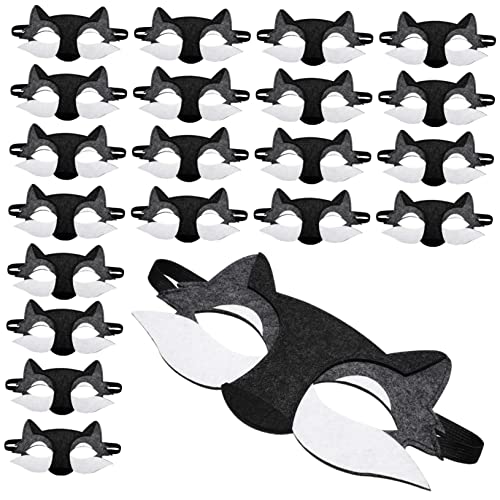 INOOMP 20 Stück Wolfsmaske Halloween-halbmaske Abs Tier-cosplay-maske Maskieren Outfits Party Masken Maskenkostüm Tier Für Wald Halloweenkostüm Tiermaske Fell Gefühlt INOOMP 20 Stück Wolfsmaske Halloween-halbmaske Abs Tier-cosplay-maske Maskieren Outfits Party Masken Maskenkostüm Tier Für Wald Halloweenkostüm Tiermaske Fell Gefühlt von INOOMP