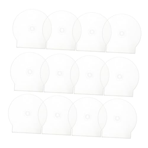 INOOMP 20 Stück -hülle Muschelschalen -einzelscheibenhalter Einzelscheibenspeicher DVD-hülle Aus Kunststoff Schutzkoffer Leere DVD-hüllen Fälle Für Disketten Plastik Transparent von INOOMP