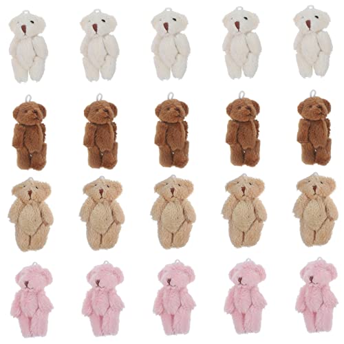 INOOMP 20Stücke Teiliges Miniaturbären aus Plüsch Kleine für DIY Projekte Bastelarbeiten und Dekoration Weiche und Komfortable INOOMP 20Stücke Teiliges Miniaturbären aus Plüsch Kleine für DIY Projekte Bastelarbeiten und Dekoration Weiche und Komfortable von INOOMP