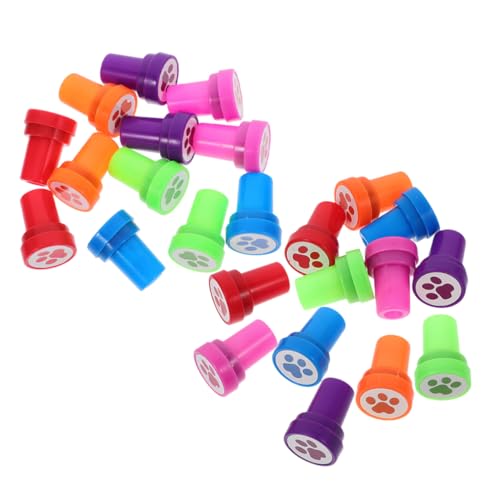 INOOMP 24 Stück Hundepfote Kleiner Seehund Handstempel für Kinderstempel Briefmarken für Kleinkinder Party Gefälligkeiten Briefmarken für Selbstfärbende Stempel Plastik INOOMP 24 Stück Hundepfote Kleiner Seehund Handstempel für Kinderstempel Briefmarken für Kleinkinder Party Gefälligkeiten Briefmarken für Selbstfärbende Stempel Plastik von INOOMP