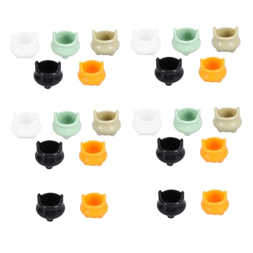 INOOMP 24 Stück Kind klein Fröhliches Halloween sei gruselig Dekoration Ornament Miniaturkessel Miniatur-Kesselspielzeug Halloween-Miniatur-Kesseltöpfe Plastik INOOMP 24 Stück Kind klein Fröhliches Halloween sei gruselig Dekoration Ornament Miniaturkessel Miniatur-Kesselspielzeug Halloween-Miniatur-Kesseltöpfe Plastik von INOOMP