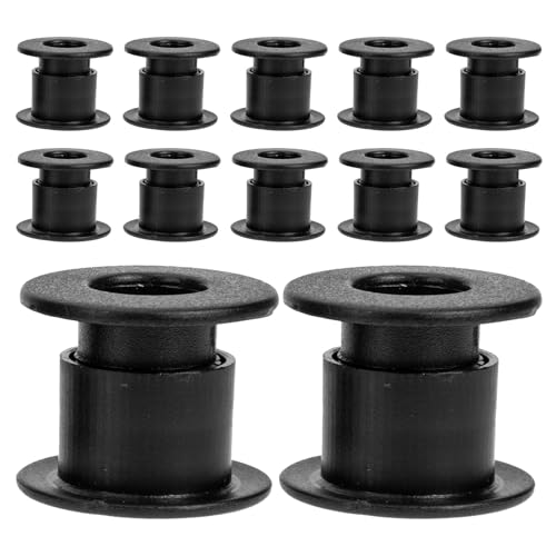 INOOMP 24 Stück Tischfußball Lagerbuchsen 12mm Ersatz für Foosball Stangen Lager Tischkicker Reparaturteile Schwarz INOOMP 24 Stück Tischfußball Lagerbuchsen 12mm Ersatz für Foosball Stangen Lager Tischkicker Reparaturteile Schwarz von INOOMP