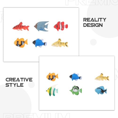 INOOMP 24 Stück Tropische Fischfiguren: Meerestier-Spielzeug für Kinder – Meerestier-Spielzeug für Partygeschenke, als Füllmaterial für Goodie Bags im Klassenzimmer INOOMP 24 Stück Tropische Fischfiguren: Meerestier-Spielzeug für Kinder – Meerestier-Spielzeug für Partygeschenke, als Füllmaterial für Goodie Bags im Klassenzimmer von INOOMP