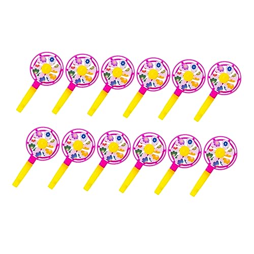 INOOMP Stück Windmühlenspielzeug Party Whistleblower pfeifendes Kinderpfeife Eltern-Kind-Spielspielzeug Windmühlenpfeife Plastik Zufällige Farbe von INOOMP