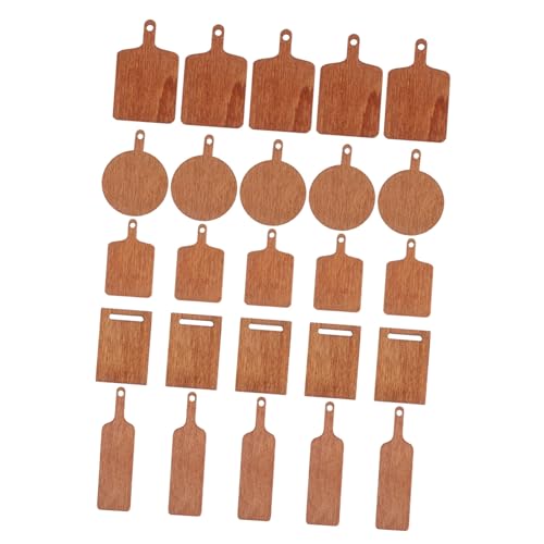 INOOMP 25stücke Teiliges Mini Zubehör Miniatur Schneidebretter Maßstab Für Küche Für Szenen Und Fotografie Props INOOMP 25stücke Teiliges Mini Zubehör Miniatur Schneidebretter Maßstab Für Küche Für Szenen Und Fotografie Props von INOOMP
