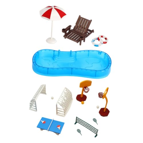 INOOMP 2Er Set Puppenhaus Poolzubehör Und Sportgeräte Miniatur Strandmöbel Mit Pool Schwimmring Strandschirmring Schwimmring Für Spielhaus Feengarten INOOMP 2Er Set Puppenhaus Poolzubehör Und Sportgeräte Miniatur Strandmöbel Mit Pool Schwimmring Strandschirmring Schwimmring Für Spielhaus Feengarten von INOOMP