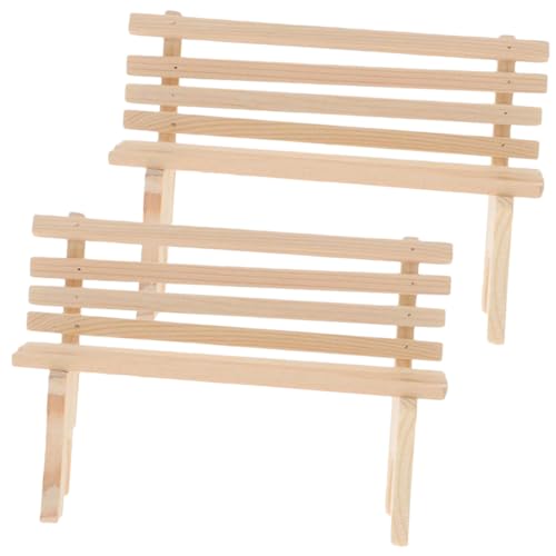 INOOMP 2Stücke Miniaturmöbel Holzstuhl Modell für Puppenhaus Deko für Kreatives Gartenzubehör Detailreiche Handarbeit Fördert Fantasie und Praktische Fähigkeiten INOOMP 2Stücke Miniaturmöbel Holzstuhl Modell für Puppenhaus Deko für Kreatives Gartenzubehör Detailreiche Handarbeit Fördert Fantasie und Praktische Fähigkeiten von INOOMP