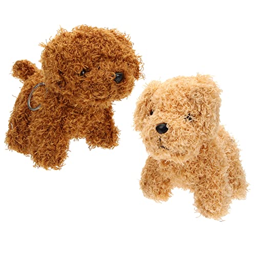 INOOMP 2Stücke Plüsch Hund Schlüsselanhänger Flauschige Tierfiguren aus Rucksäcke und Dekoration für Teenager INOOMP 2Stücke Plüsch Hund Schlüsselanhänger Flauschige Tierfiguren aus Rucksäcke und Dekoration für Teenager von INOOMP