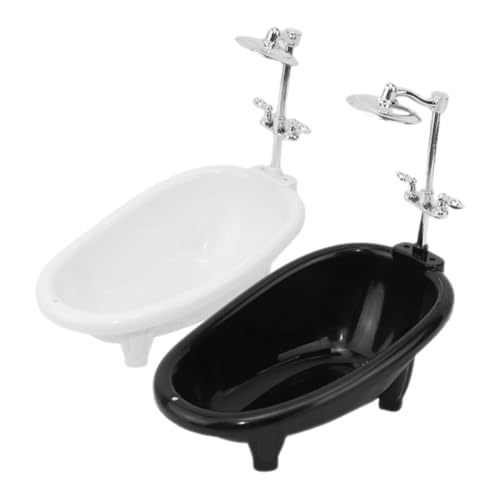 INOOMP 2er Set Mini-wanne Puppe Miniatur Möbel Babybadwanne Badewanne Plastik INOOMP 2er Set Mini-wanne Puppe Miniatur Möbel Babybadwanne Badewanne Plastik von INOOMP