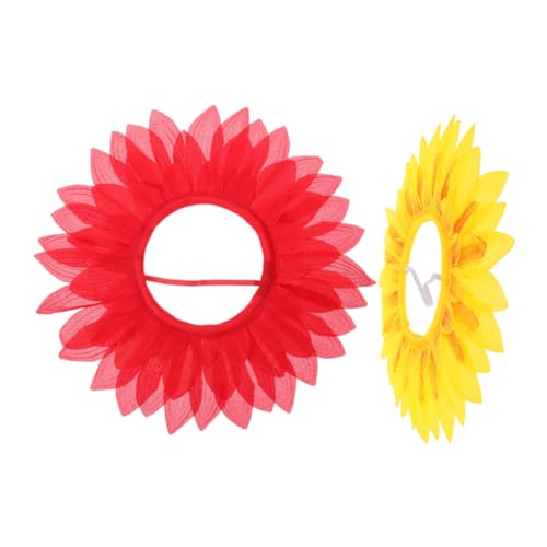 INOOMP 2stücke Lustige Sonnenblume Kopfbedeckung Für Outdoor-events Einzigartige Blumen-haube Für Kostümpartys Festivals Und Fotoboxen Für Kindergarten Und Spaß INOOMP 2stücke Lustige Sonnenblume Kopfbedeckung Für Outdoor-events Einzigartige Blumen-haube Für Kostümpartys Festivals Und Fotoboxen Für Kindergarten Und Spaß von INOOMP