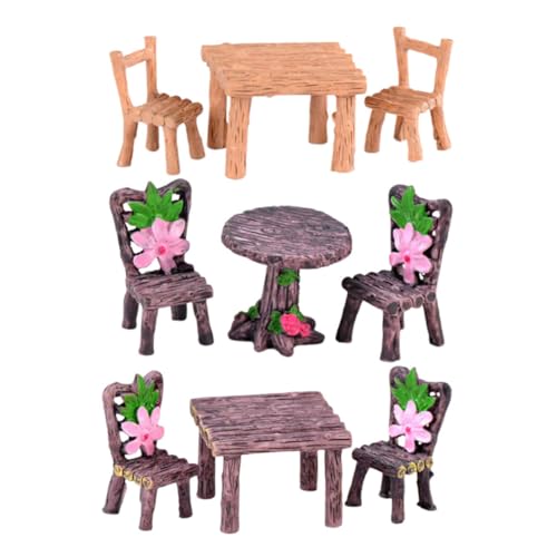 INOOMP 3 Sets Mini Stuhl Ornament Mini Feengarten Zubehör Feengarten Möbel Make It Mini Staubmöbel Dekoration Puppenhaus Möbel Tisch Tiny Home Living Stühle Harz INOOMP 3 Sets Mini Stuhl Ornament Mini Feengarten Zubehör Feengarten Möbel Make It Mini Staubmöbel Dekoration Puppenhaus Möbel Tisch Tiny Home Living Stühle Harz von INOOMP