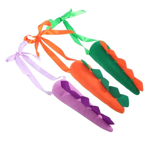 INOOMP 3 Stück Dinosaurierschwanz Requisiten Verkleidung Dinosaurier Partygeschenke Zubehör Tierschwanz Kostüm Dinosaurier Geburtstagsparty Zubehör Dinosaurier Kleinkind von INOOMP