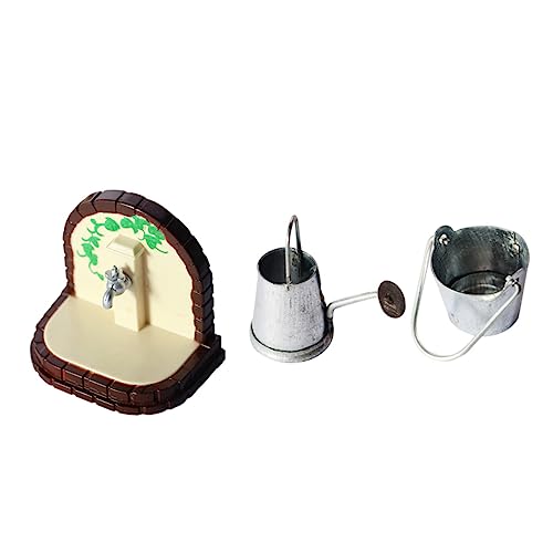 INOOMP 3 Stück Mini-Hausgießkanne Miniaturen Wasserhähne klein klopfen im Freien Pflanzen Miniaturspielzeug Mini-Eimer-Modell Mini-Wasserhahnspielzeug Rostfreier Stahl INOOMP 3 Stück Mini-Hausgießkanne Miniaturen Wasserhähne klein klopfen im Freien Pflanzen Miniaturspielzeug Mini-Eimer-Modell Mini-Wasserhahnspielzeug Rostfreier Stahl von INOOMP
