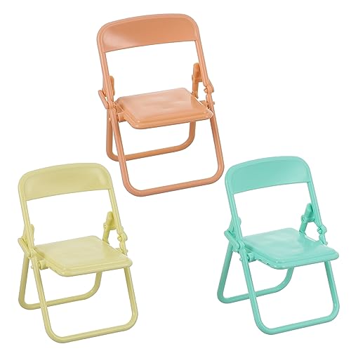 INOOMP 3 Stück Mini-Stuhlmodell für Puppenhaus-Miniaturmöbel puppenhaus klappstuhl Miniaturstühle tragbarer Klappstuhl Spielzeugstuhl Mikro Stuhl Plastik INOOMP 3 Stück Mini-Stuhlmodell für Puppenhaus-Miniaturmöbel puppenhaus klappstuhl Miniaturstühle tragbarer Klappstuhl Spielzeugstuhl Mikro Stuhl Plastik von INOOMP