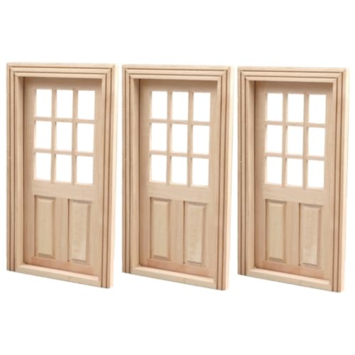 INOOMP 3 Stück Mini Tür Und Fenstermodell Mini Möbel Requisite Heimdekoration Kleine Hausdekoration Winzige Häuser Kleines Puppenhausmöbel Winzige Häuser Puppenhaus INOOMP 3 Stück Mini Tür Und Fenstermodell Mini Möbel Requisite Heimdekoration Kleine Hausdekoration Winzige Häuser Kleines Puppenhausmöbel Winzige Häuser Puppenhaus von INOOMP