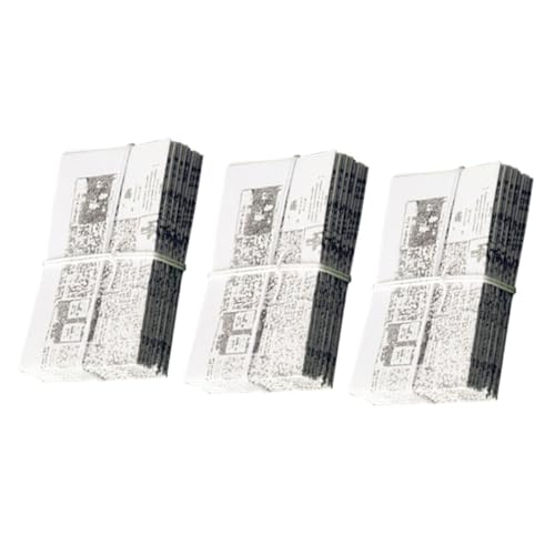 INOOMP 3 Stück Mini Zeitungen Und Zeitungen Kleinkindpuppe 112 Zeitungsspielzeug Mini Zeitungsdekor Für Vintage Miniatur Lesezeitung Retro So Tun Als Ob von INOOMP