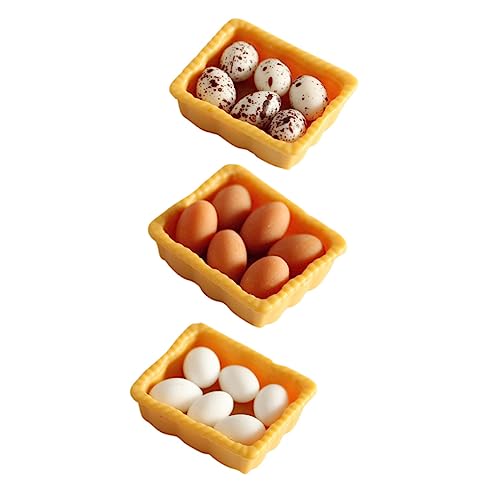 INOOMP 3stücke Teiliges Mini-Ei-Basket -Dekoration Lebensmittelmodelle Für Mini-küchenzubehör Und Kreative Wohnaccessoires INOOMP 3stücke Teiliges Mini-Ei-Basket -Dekoration Lebensmittelmodelle Für Mini-küchenzubehör Und Kreative Wohnaccessoires von INOOMP