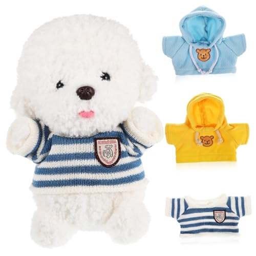 INOOMP 3 Stück Minikleidung für Kuscheltiere tragen Kleidung zubehör Plüsch Kuscheltiere Kleidung ausgestopfte Bärenkleidung klein Puppenpullover Spielzeugkleidung für Puppen Garn INOOMP 3 Stück Minikleidung für Kuscheltiere tragen Kleidung zubehör Plüsch Kuscheltiere Kleidung ausgestopfte Bärenkleidung klein Puppenpullover Spielzeugkleidung für Puppen Garn von INOOMP