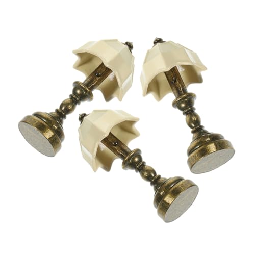 INOOMP 3 Stück Puppenhaus Mini Retro Tischlampe Bett klein Miniaturen Miniaturlampe Schreibtisch Lampe nachttischlampe Miniatur-Schreibtischlampenmodell Puppenhauszubehör Legierung INOOMP 3 Stück Puppenhaus Mini Retro Tischlampe Bett klein Miniaturen Miniaturlampe Schreibtisch Lampe nachttischlampe Miniatur-Schreibtischlampenmodell Puppenhauszubehör Legierung von INOOMP