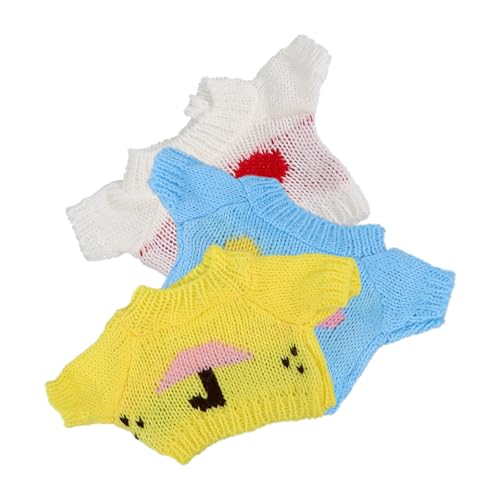 INOOMP 3 Stück Puppenkleidung für Stofftiere Süße Bärenoutfits mit Herz Muster Regenschirm und als Ersatz für Puppen und Stofftiere Zufällige Farbe INOOMP 3 Stück Puppenkleidung für Stofftiere Süße Bärenoutfits mit Herz Muster Regenschirm und als Ersatz für Puppen und Stofftiere Zufällige Farbe von INOOMP