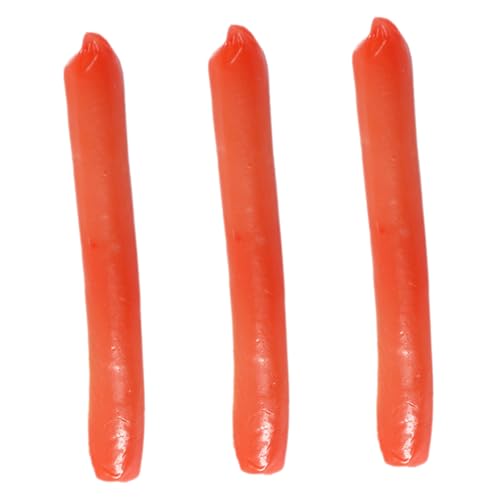 INOOMP 3 Stück Realistischer Hot Dog Wurstmodell Lebensechtes PVC Gefälschtes Essen Für Die Kücheninszenierung Restaurantanzeige Partydekoration Fotografie Requisiten INOOMP 3 Stück Realistischer Hot Dog Wurstmodell Lebensechtes PVC Gefälschtes Essen Für Die Kücheninszenierung Restaurantanzeige Partydekoration Fotografie Requisiten von INOOMP
