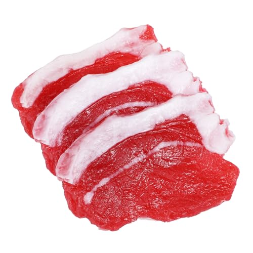 INOOMP 3 Stück Simuliertes Schweinefleischmodell Simulation Schweinefleisch Künstliches Lebensechtes Schweinefleisch Realistisches Schweinefleisch Künstliches Fleisch Display Foto INOOMP 3 Stück Simuliertes Schweinefleischmodell Simulation Schweinefleisch Künstliches Lebensechtes Schweinefleisch Realistisches Schweinefleisch Künstliches Fleisch Display Foto von INOOMP