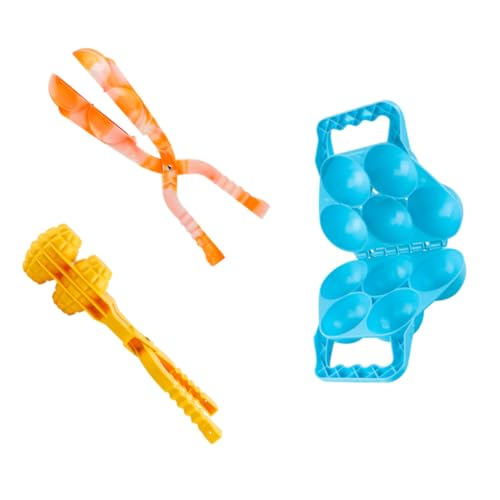 INOOMP 3 Stücke Clip Kampf Maker Clips Outdoor Herstellung Klemme Schnee Ball Clip Schnee Schnee Kampf Werkzeug Lustige Maker Kunststoff von INOOMP