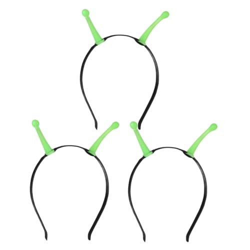 INOOMP 3 Teiliges Alien Antennen Stirnband Kreative Party Kopfbedeckung Für Halloween Cosplay Leuchtendes Alien Kostüm Zubehör Lustiger Haarschmuck Für Karneval INOOMP 3 Teiliges Alien Antennen Stirnband Kreative Party Kopfbedeckung Für Halloween Cosplay Leuchtendes Alien Kostüm Zubehör Lustiger Haarschmuck Für Karneval von INOOMP