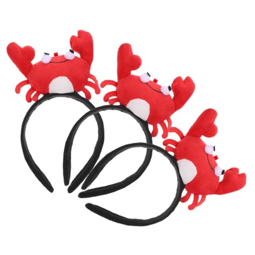 INOOMP 3 Teiliges Krabben Stirnband Rotes Plüsch Tier Meer Stirnband Für Party Cosplay Halloween Lustige Haar Accessoires Kostüm Foto Requisite Für Und Erwachsene INOOMP 3 Teiliges Krabben Stirnband Rotes Plüsch Tier Meer Stirnband Für Party Cosplay Halloween Lustige Haar Accessoires Kostüm Foto Requisite Für Und Erwachsene von INOOMP
