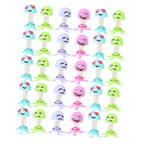 INOOMP 30 Stück Cartoon- Wohnkultur Home Ornament Desktop-Dekoration hüpfendes Kinderspielzeug schütteln Party Playthings Plastik INOOMP 30 Stück Cartoon- Wohnkultur Home Ornament Desktop-Dekoration hüpfendes Kinderspielzeug schütteln Party Playthings Plastik von INOOMP