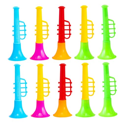 INOOMP 30 Stück Trompete Kleine Trompete Trompetenspielzeug Für Musikalisches Für Kleinkinder Party Horn-geräusch-Hersteller Fächertrompete Abs Zufällige Farbe INOOMP 30 Stück Trompete Kleine Trompete Trompetenspielzeug Für Musikalisches Für Kleinkinder Party Horn-geräusch-Hersteller Fächertrompete Abs Zufällige Farbe von INOOMP