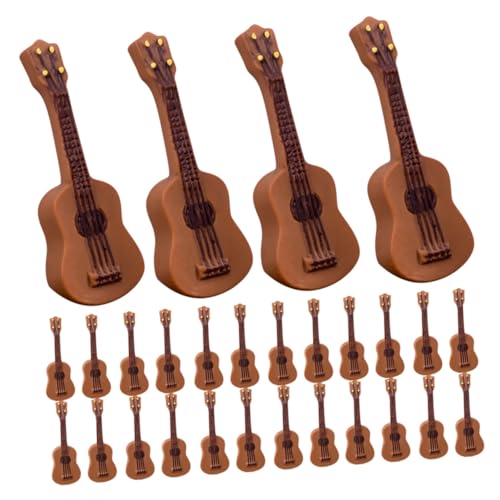 INOOMP 30 Stücke Kleine Gitarre Modell Realistische Miniatur Gitarre Musical Instrument Für Puppenhaus Home Büro Dekoration Für Musik INOOMP 30 Stücke Kleine Gitarre Modell Realistische Miniatur Gitarre Musical Instrument Für Puppenhaus Home Büro Dekoration Für Musik von INOOMP