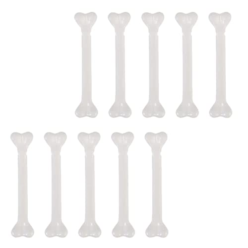 INOOMP 30Stücke Halloween Knochen Dekorationen für Partybedarf Realistische Skelett Requisiten für Garten Geisterhäuser und Feiern Weiße Kunststoff Knochen für Halloween Dekoration INOOMP 30Stücke Halloween Knochen Dekorationen für Partybedarf Realistische Skelett Requisiten für Garten Geisterhäuser und Feiern Weiße Kunststoff Knochen für Halloween Dekoration von INOOMP