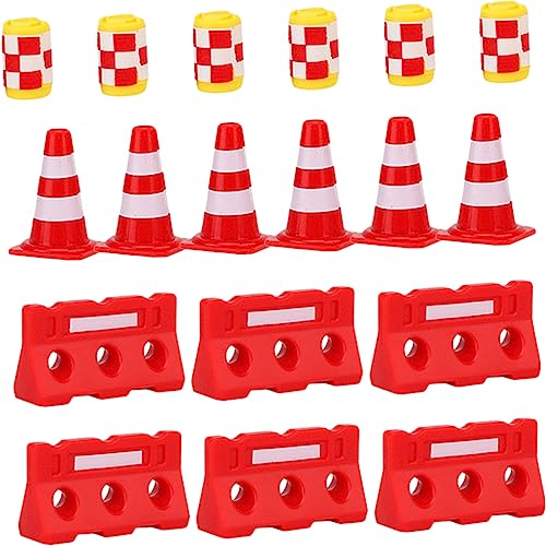 INOOMP 36 Stück Straßenschild Barrikade Mini Barrikaden Hindernis Zaun klein Sortiert Verkehrszeichen für für das Sporttraining Plastik INOOMP 36 Stück Straßenschild Barrikade Mini Barrikaden Hindernis Zaun klein Sortiert Verkehrszeichen für für das Sporttraining Plastik von INOOMP