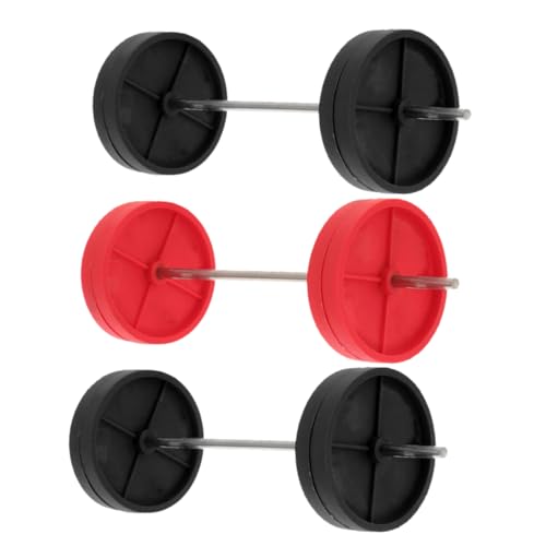 INOOMP 3Stücke Mini Hantel für Puppenhaus Teiliges Zubehör Handgewichte Dekoration für Fitnessraum Modell im Einzigartigen Langhantel Design für Kreative Spielideen INOOMP 3Stücke Mini Hantel für Puppenhaus Teiliges Zubehör Handgewichte Dekoration für Fitnessraum Modell im Einzigartigen Langhantel Design für Kreative Spielideen von INOOMP