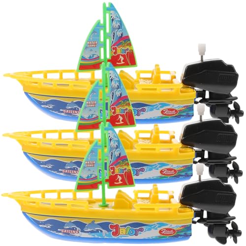INOOMP 3Stücke Teiliges Badespielzeug für Kleinkinder Aufziehbare Segelboote für Badewanne und Pool Lustiges Wasserspielzeug Zufälligen Farben Fördert Wasser INOOMP 3Stücke Teiliges Badespielzeug für Kleinkinder Aufziehbare Segelboote für Badewanne und Pool Lustiges Wasserspielzeug Zufälligen Farben Fördert Wasser von INOOMP