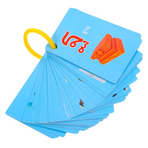 INOOMP 4 Boxen Thailändische Sprachlernkarte praktische Wortkarten tragbare Flash-Karten Sichtwort-Flash-Karten Kindergarten-Sichtwort-Lernkarten Sprachlernkarten Papier INOOMP 4 Boxen Thailändische Sprachlernkarte praktische Wortkarten tragbare Flash-Karten Sichtwort-Flash-Karten Kindergarten-Sichtwort-Lernkarten Sprachlernkarten Papier von INOOMP