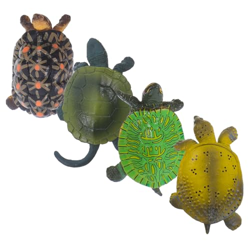 INOOMP 4 Kleine Schildkrötenfiguren Kleine Realistische Schildkrötenfiguren Tier Lernspielzeug Für Für Kindergartenkinder Kleinkinder Tortenaufsatz INOOMP 4 Kleine Schildkrötenfiguren Kleine Realistische Schildkrötenfiguren Tier Lernspielzeug Für Für Kindergartenkinder Kleinkinder Tortenaufsatz von INOOMP