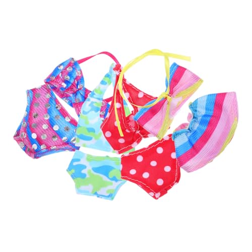 INOOMP 4sätze Puppenkleidung Teiliges Sommer- -Outfit Für Puppen Inklusive Bikinis Und -Kleid Für Strandurlaub Und Puppenfotografie INOOMP 4sätze Puppenkleidung Teiliges Sommer- -Outfit Für Puppen Inklusive Bikinis Und -Kleid Für Strandurlaub Und Puppenfotografie von INOOMP