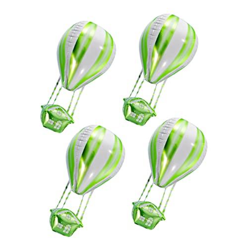 INOOMP 4 Stück Ballon Aus Aluminiumfolie Hochzeit Kleine Folienballons Luftballons Für Folienballons Babyparty Aufblasbar Heiß Geburtstags-schlauchboote Geburtstagsfeier Die Green INOOMP 4 Stück Ballon Aus Aluminiumfolie Hochzeit Kleine Folienballons Luftballons Für Folienballons Babyparty Aufblasbar Heiß Geburtstags-schlauchboote Geburtstagsfeier Die Green von INOOMP