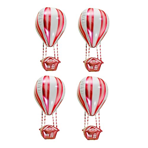 INOOMP 4 Stück Ballondekoration Ballongas luftballons balons stule geburtstagseinladungen Dusche Aluminium für hochzeitsdeko spielzeuge Geburtstagsfeier Ballon Heißluftballon-Dekorationen INOOMP 4 Stück Ballondekoration Ballongas luftballons balons stule geburtstagseinladungen Dusche Aluminium für hochzeitsdeko spielzeuge Geburtstagsfeier Ballon Heißluftballon-Dekorationen von INOOMP