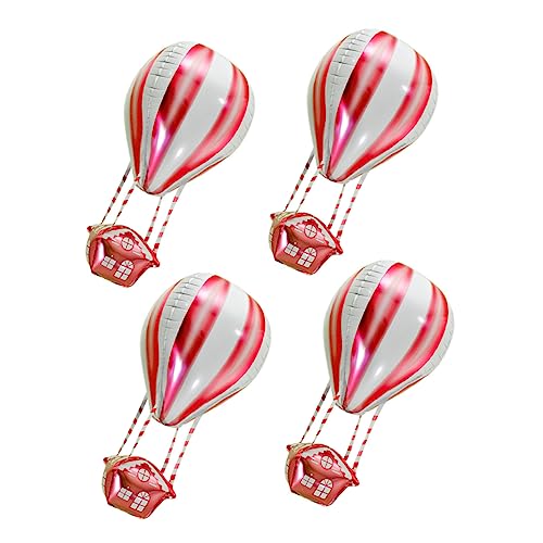 INOOMP 4 Stück Ballondekoration Hochzeit Heißluftballon Aluminiumballon für Ballongas luftballons spielzeuge aufkleber Heißluftballon-Dekorationen Geburtstagsfeier Ballon Aluminiumfolie INOOMP 4 Stück Ballondekoration Hochzeit Heißluftballon Aluminiumballon für Ballongas luftballons spielzeuge aufkleber Heißluftballon-Dekorationen Geburtstagsfeier Ballon Aluminiumfolie von INOOMP
