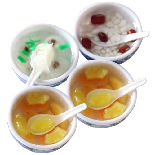 INOOMP 4 Stück Chinesische Dessertdekoration Mini-Essen Mini-Hausverzierung kleines Hausnahrungsmodell Mini- -Dessert-Modell Miniatur-Rollenspiel Mini Spiel Essen Harz INOOMP 4 Stück Chinesische Dessertdekoration Mini-Essen Mini-Hausverzierung kleines Hausnahrungsmodell Mini- -Dessert-Modell Miniatur-Rollenspiel Mini Spiel Essen Harz von INOOMP