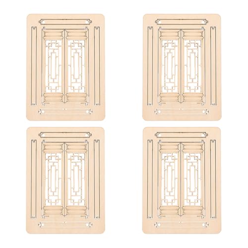 INOOMP 4 Stück Fenstergebäudemodell Kleines Fenster Terrariumlieferungen Miniatur-holzrahmen Mini-Fenster Puppenhaus-fensterrahmen Fensterrahmenmodell Light Brown Hölzern INOOMP 4 Stück Fenstergebäudemodell Kleines Fenster Terrariumlieferungen Miniatur-holzrahmen Mini-Fenster Puppenhaus-fensterrahmen Fensterrahmenmodell Light Brown Hölzern von INOOMP