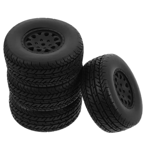 INOOMP 4 Stück Ferngesteuertes Modellauto Rc-Autos Für Erwachsene Rc-Cars Für Erwachsene Mini-Reifen Rc-Rad Offroad-rc-Auto Rc-Reifen Modellautoreifen Plastik Black INOOMP 4 Stück Ferngesteuertes Modellauto Rc-Autos Für Erwachsene Rc-Cars Für Erwachsene Mini-Reifen Rc-Rad Offroad-rc-Auto Rc-Reifen Modellautoreifen Plastik Black von INOOMP