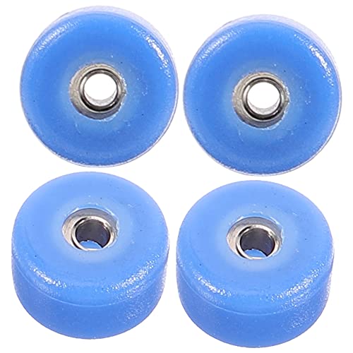 INOOMP 4 Stück Finger-Skateboard-Rad Zappelspielzeug Fingerscooter Schlittschuh Skateboard-Fingerspielzeug Fingersportspielzeug kleines Finger -Skateboardspielzeug Rostfreier Stahl Blau INOOMP 4 Stück Finger-Skateboard-Rad Zappelspielzeug Fingerscooter Schlittschuh Skateboard-Fingerspielzeug Fingersportspielzeug kleines Finger -Skateboardspielzeug Rostfreier Stahl Blau von INOOMP